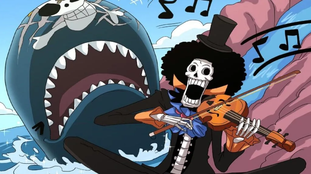 One Piece Final: La Batalla Final y los Sueños de los Nakamas 8 brook reencuentro con Laboon 1