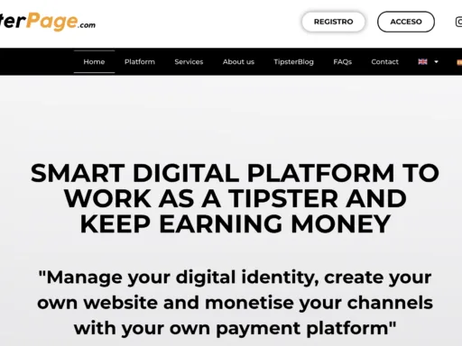 TipsterPage: Plataforma Digital para Trabajar como Tipster y Ganar Dinero 7 tipsterpage